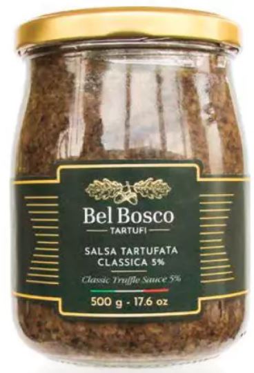 Q PASTA TRUFLOWA SALSA TARTUFA BEL BOSCO 5% 500g/6