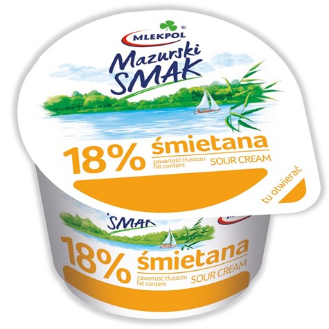 MAZURSKI SMAK ŚMIETANA 18% 200g/12