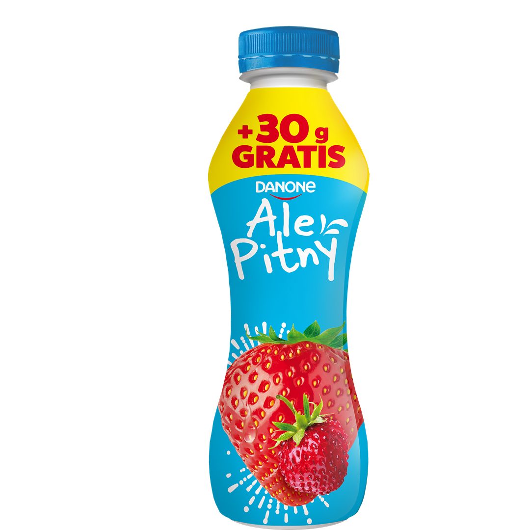 DANONE ALE PITNY 270g+30g TRUSKAWKA-POZIOM (6) but