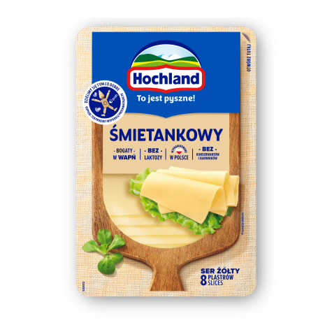 HOCHLAND PLASTRY TWAR b/lak ŚMIETANKOWY 135g/12