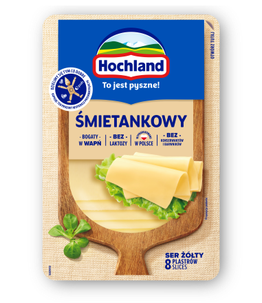 HOCHLAND PLASTRY TWAR b/lak ŚMIETANKOWY 135g/12