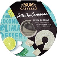 ARLA CASTELLO 125g LIMONKA I KOKOS (10)