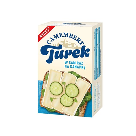 TUREK CAMEMBERT NA KANAPKĘ 120g NATURALNY (12)