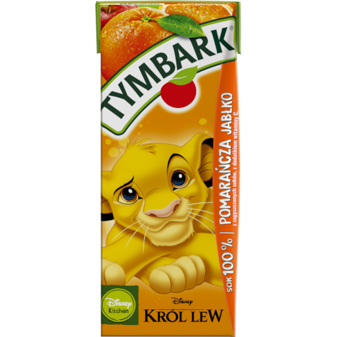 TYMBARK SOK 100% słomka POMARAŃCZA-JABŁKO 0,2L/27