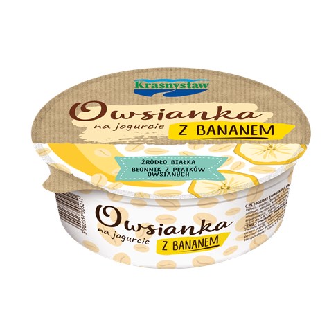 KRASNYSTAW OWSIANKA BANANOWA 250g/6 miska