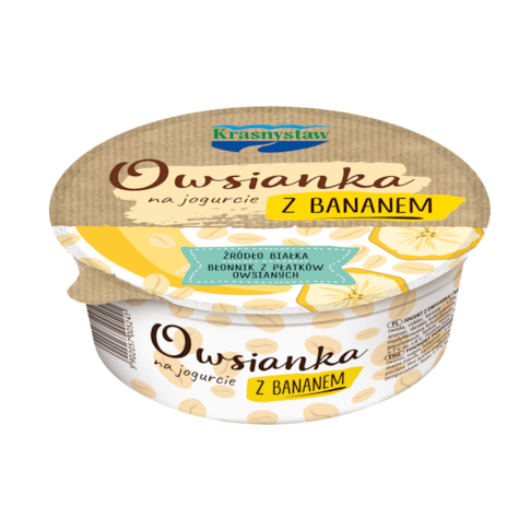 KRASNYSTAW OWSIANKA BANANOWA 250g/6 miska