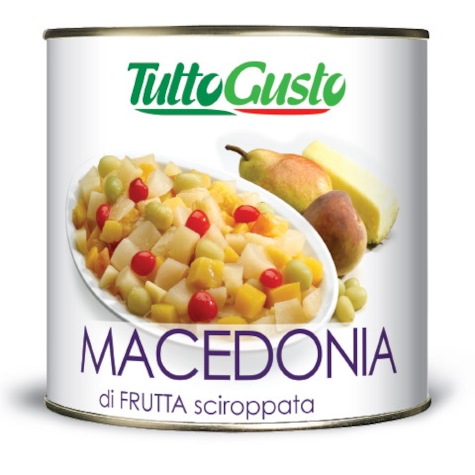 HUGLI KOKTAJL OWOCOWY W SYROPIE MACEDONIA 2,6kg