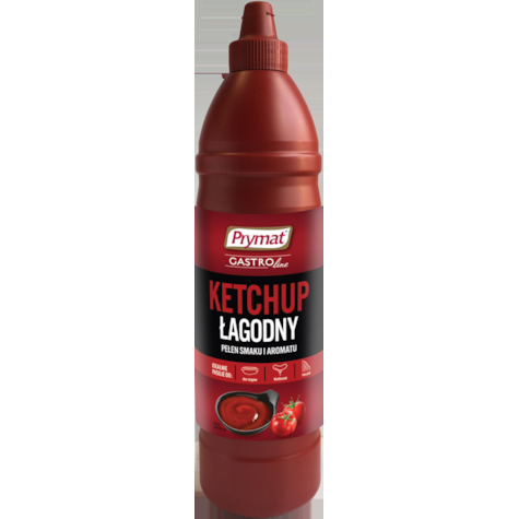 PRYMAT KETCHUP ŁAGODNY 1kg/6 PET
