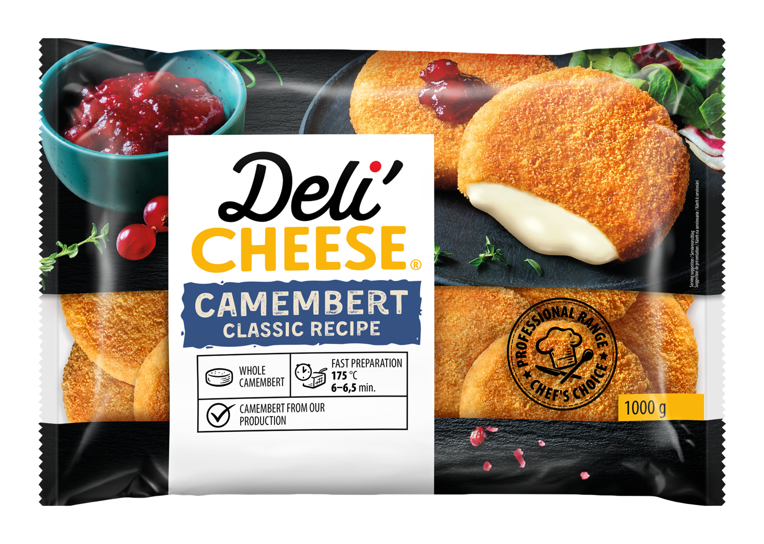 DELI' CHEESE CAMEMBERT W PANIERCE 1000g/11