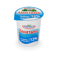 PIĄTNICA ŚMIETANA 400g 12% (12)