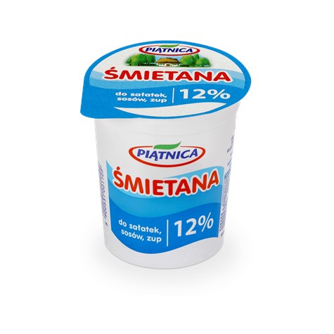 PIĄTNICA ŚMIETANA 400g 12% (12)