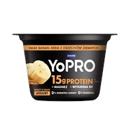 DANONE YOPRO JOGURT 160g BANAN-KREM Z ORZECHÓW (8)