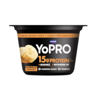 DANONE YOPRO JOGURT 160g BANAN-KREM Z ORZECHÓW (8)