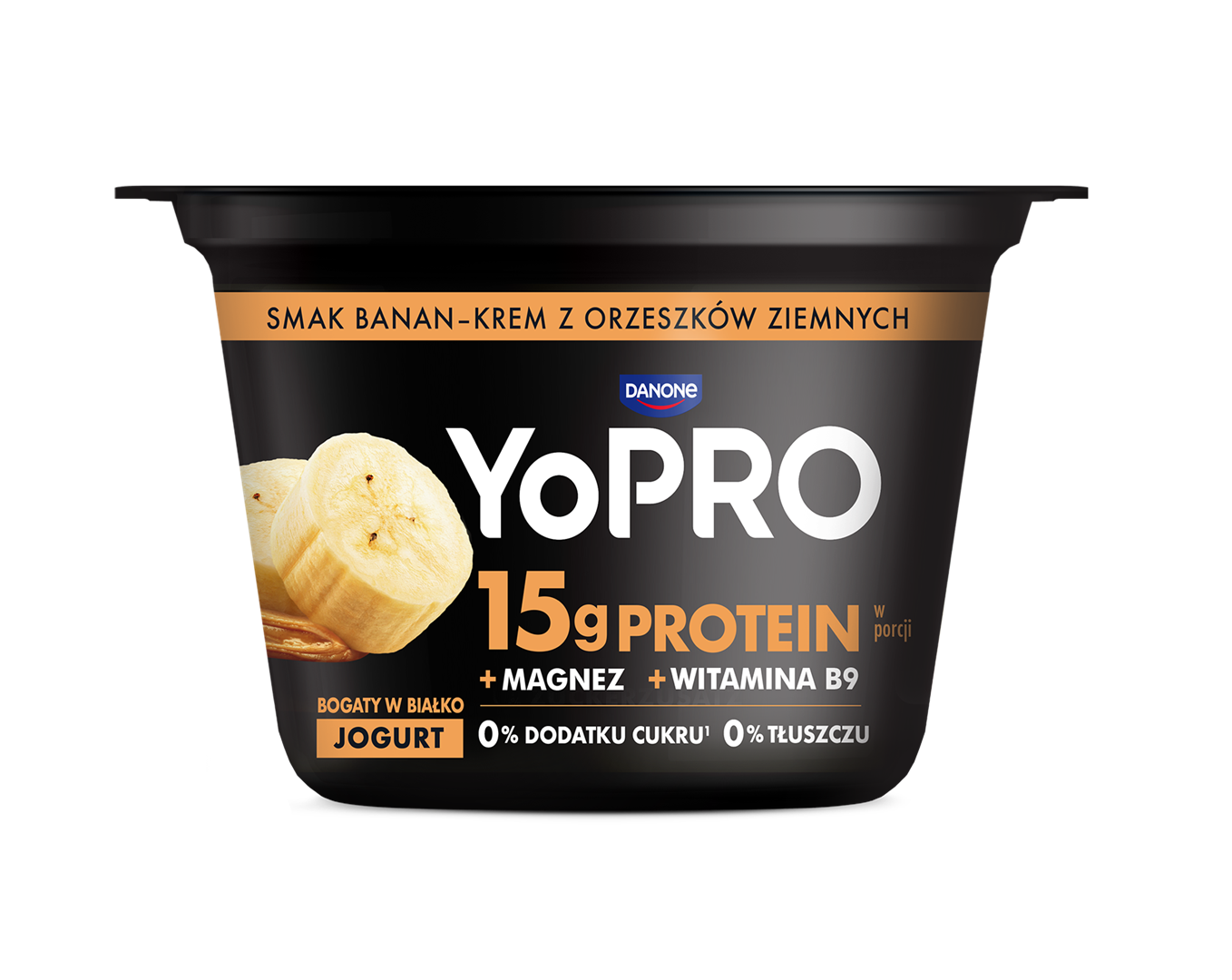 DANONE YOPRO JOGURT 160g BANAN-KREM Z ORZECHÓW (8)