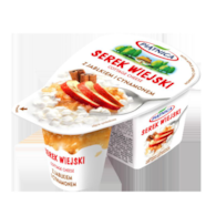 PIĄTNICA SEREK WIEJSKI OW JABŁKO-CYNAMON 150g/9