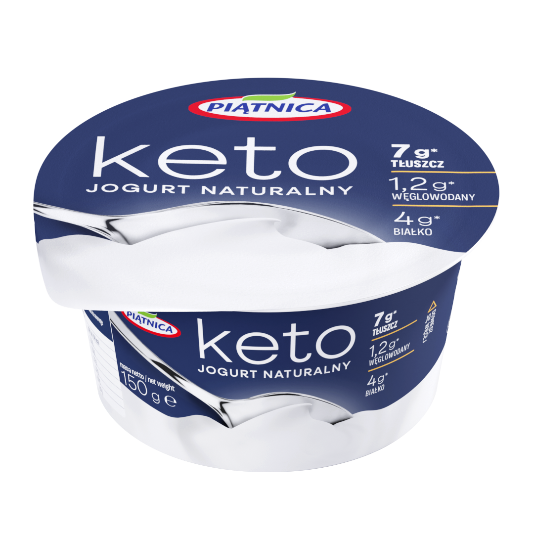 PIĄTNICA JOGURT NATURALNY KETO 150g/12