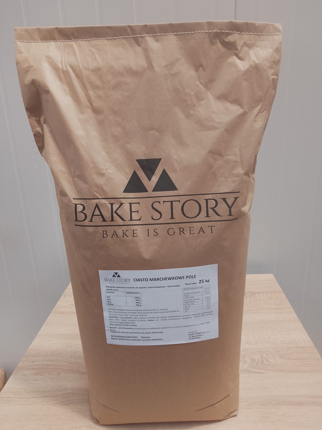 BAKE STORY CIASTO MARCHEWKOWE 10kg