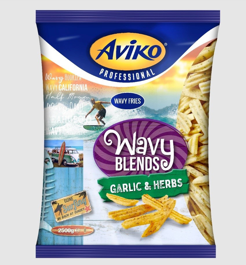 AVIKO FRYTKI WAVY BLENDS ZIOŁOWO-CZOSNKOWE 2,5kg/4