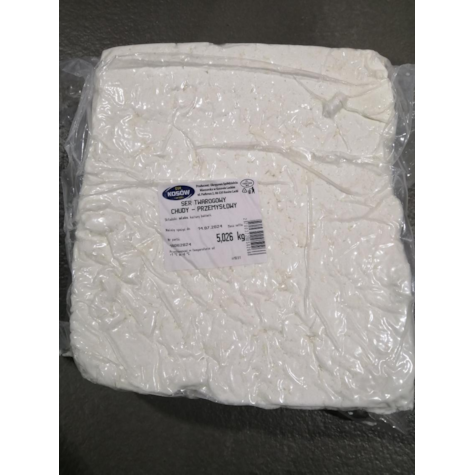 KOSÓW SER BIAŁY CHUDY TAFLA ok. 4kg