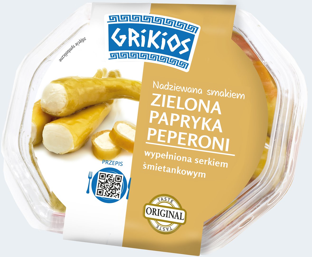 EUROSER GRIKIOS ZIELONE PEPERONI Z SEREM 200g/5