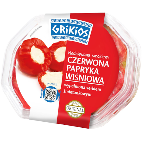 EUROSER GRIKIOS CZERWONA PAPR. WIŚN Z SEREM 200g/5