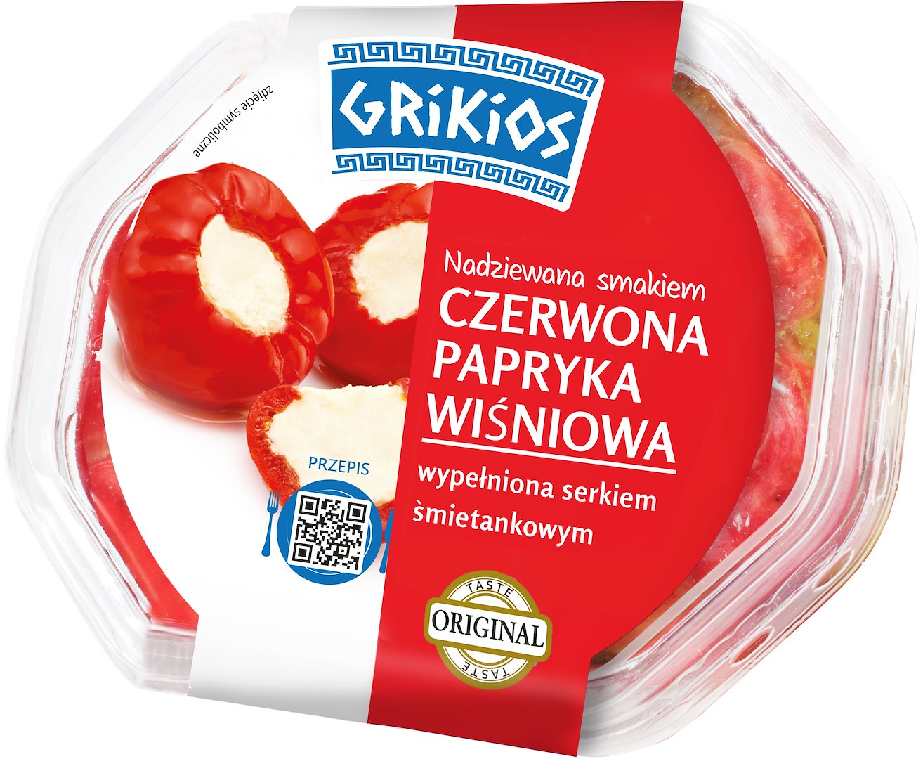 EUROSER GRIKIOS CZERWONA PAPR. WIŚN Z SEREM 200g/5