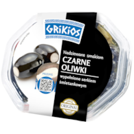 EUROSER GRIKIOS CZARNE OLIWKI Z SEREM 200g/5