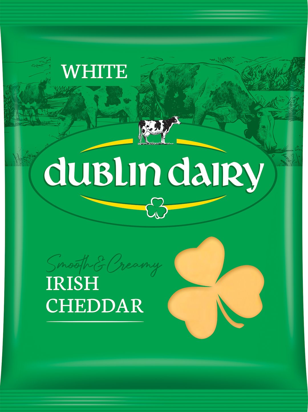 EUROSER DUBLIN DAIRY CHEDDAR WHITE PLASTRY 150g/8