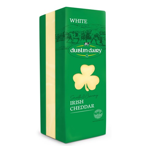 EUROSER DUBLIN DAIRY CHEDDAR WHITE BLOK ok. 2,4kg
