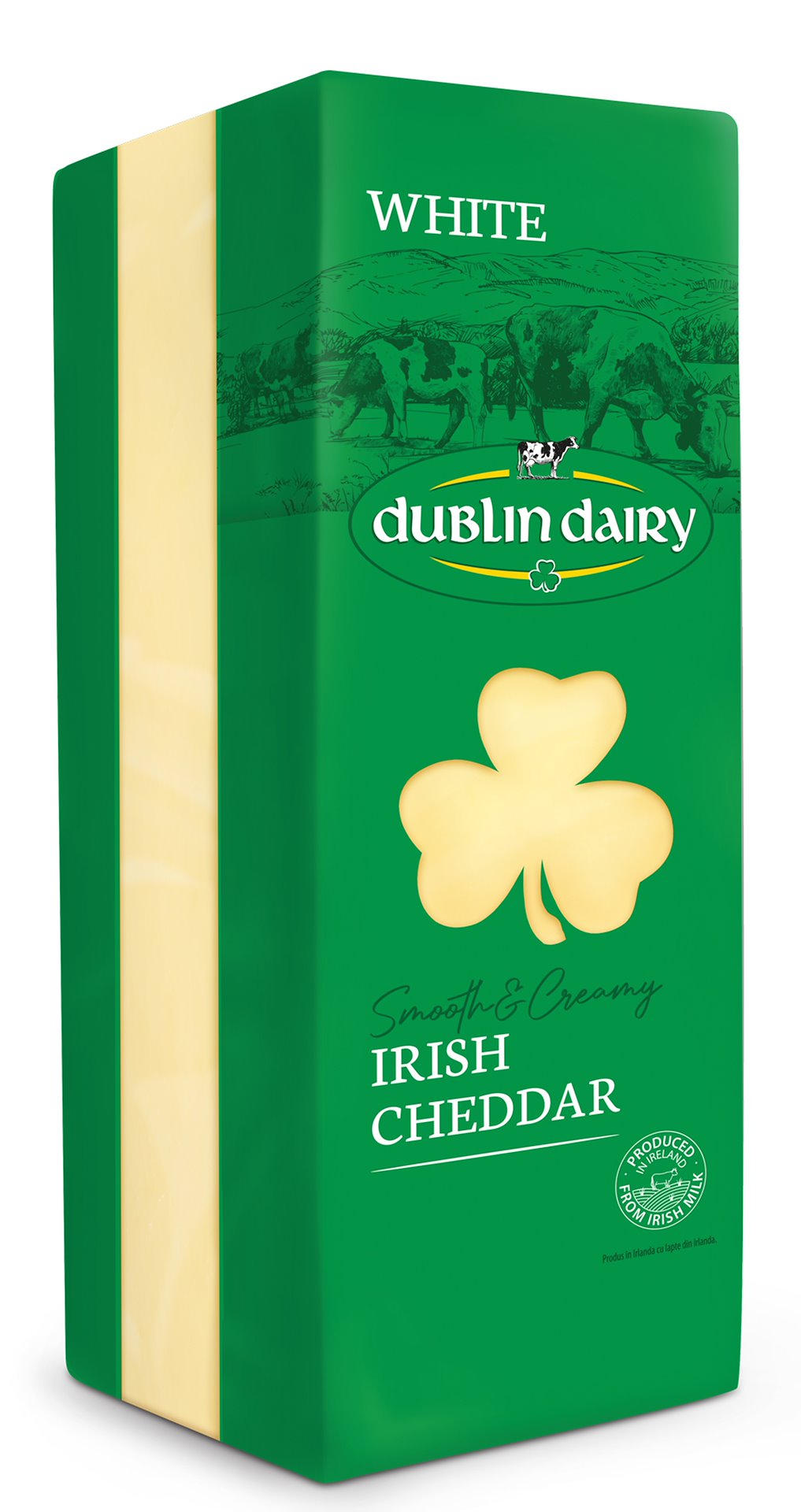 EUROSER DUBLIN DAIRY CHEDDAR WHITE BLOK OK. 2,4KG