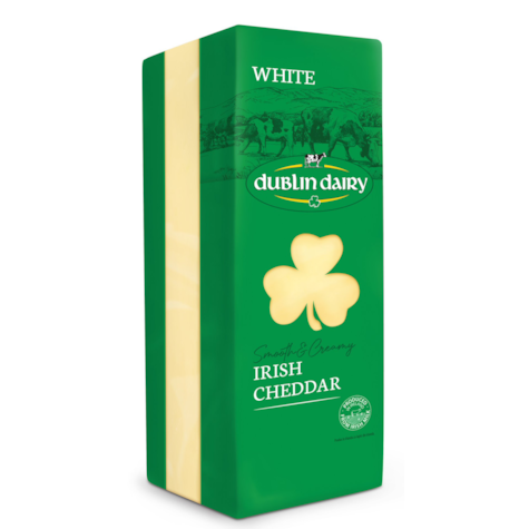 EUROSER DUBLIN DAIRY CHEDDAR WHITE BLOK ok. 2,4kg