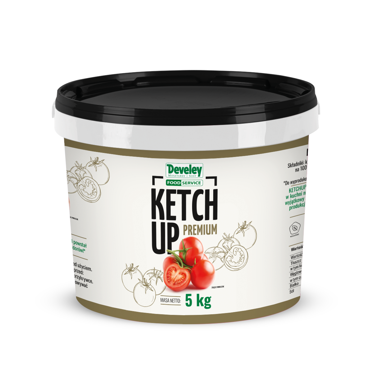 DEVELEY KETCHUP PREMIUM ŁAGODNY 5kg