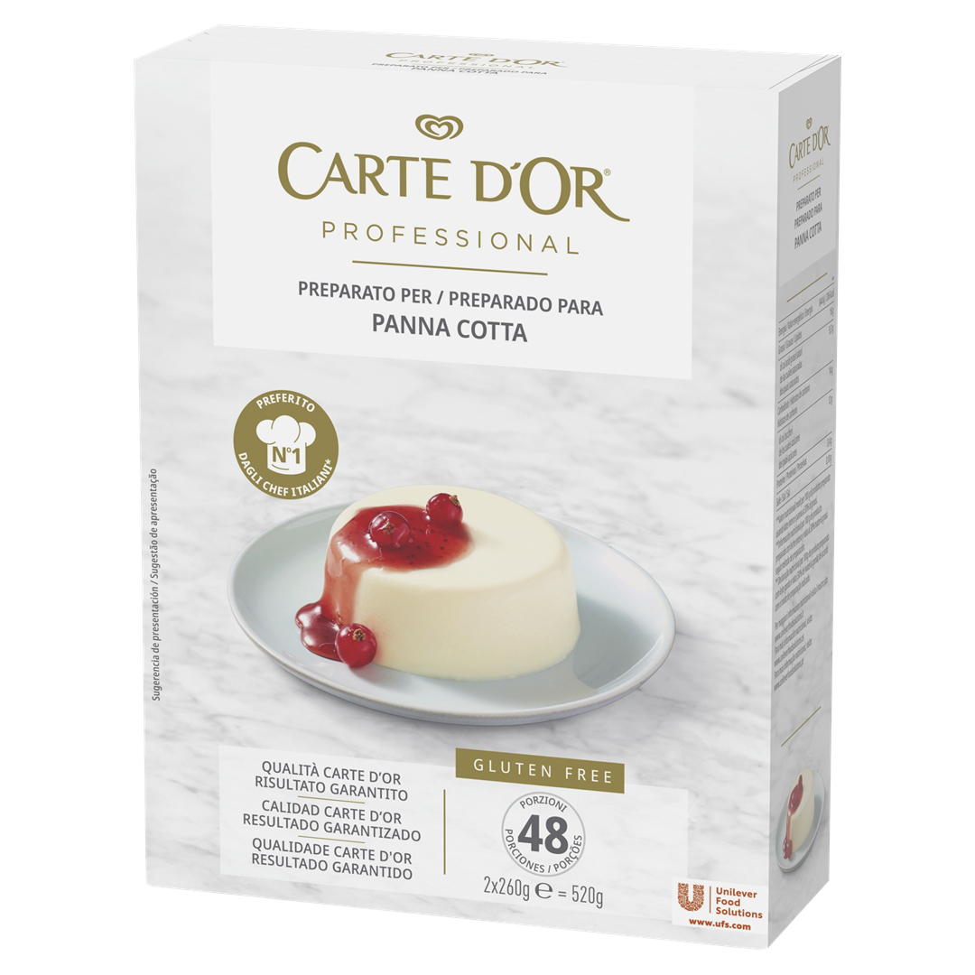 CARTE D'OR PANNA COTTA 0,52kg/6 (2x260g) new