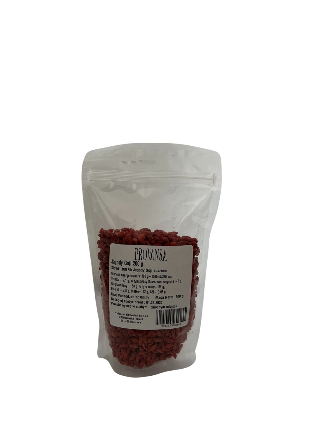 PROVANSA JAGODY GOJI 200g/40