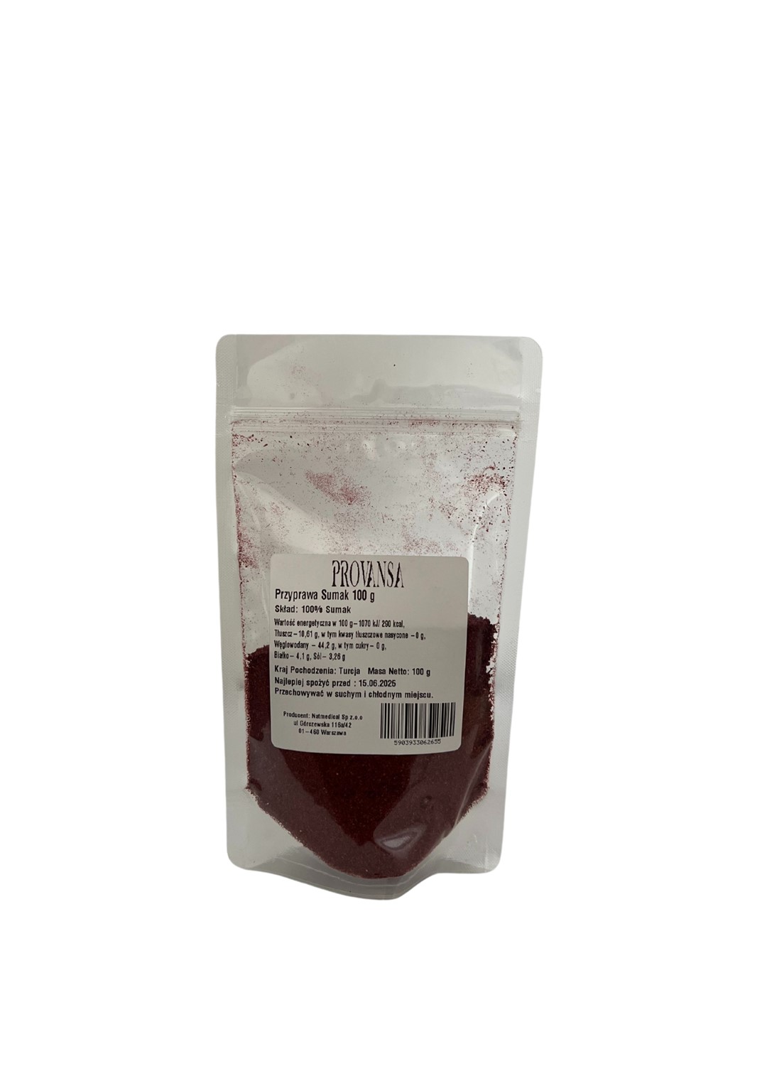 PROVANSA PRZYPRAWA SUMAK 100g/40