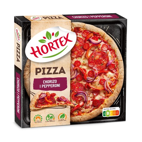 HORTEX MR PIZZA CHORIZO PEPPERONI 370g/7