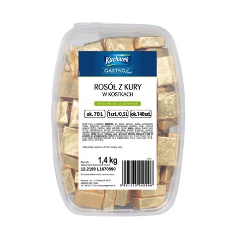 PRYMAT ROSÓŁ Z KURY W KOSTKACH 1400g/8 pudełko