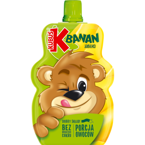 KUBUŚ MUS BANANOWY 100g/12