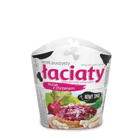 ŁACIATE SEREK PUSZYSTY BURAK Z CHRZANEM 150g/12