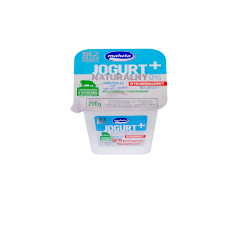 MALUTA JOGURT NATURALNY B / LAKTOZY 0% 200g/12