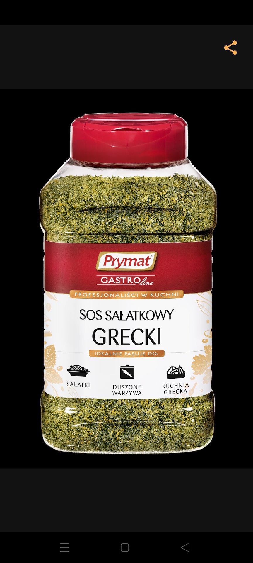 PRYMAT SOS SAŁATKOWY GRECKI 600g/6 pet