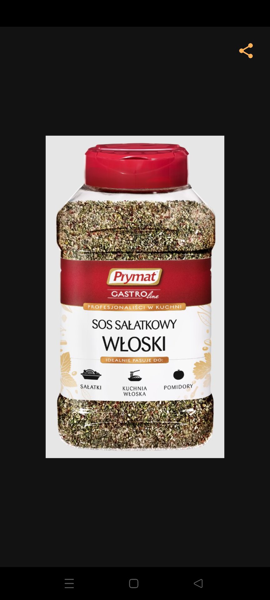 PRYMAT SOS SAŁATKOWY WŁOSKI 500g/6 pet