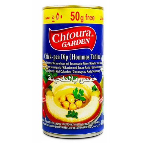 Q HUMMUS Z CIECIORKI 430g/24 CHTOURA