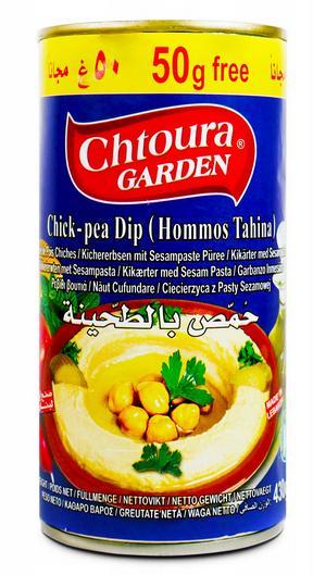 Q HUMMUS Z CIECIORKI 430g/24 CHTOURA