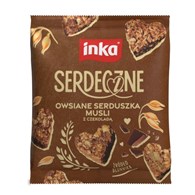 INKA SERDECZNE OWSIANE SERDUSZKA Z CZEKOLAD 50g/15