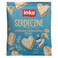 INKA SERDECZNE OWSIANE SERDUSZKA Z KOKOSEM 50g/15