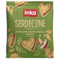 INKA SERDECZNE OWSIANE SERDUSZKA Z JABŁKIEM 50g/15