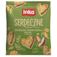INKA SERDECZNE OWSIANE SERDUSZKA Z JABŁKIEM 50g/15