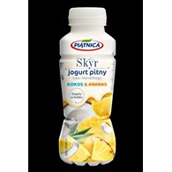 PIĄTNICA JOGURT 330ml SKYR PITNY ANANAS-KOKOS (12)