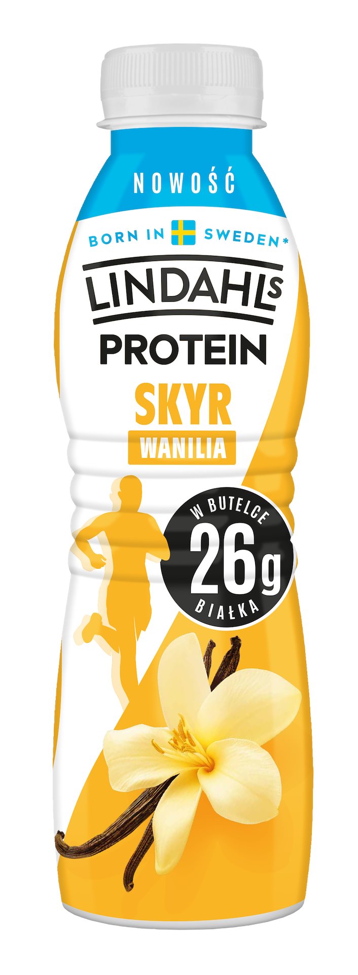 LINDAHLS JOGURT PITNY PROTEIN SKYR WANIL 350g/12